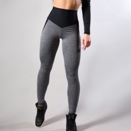 Contrasting Color Fitness Leggings