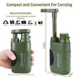 Multistage Water Purifier for Emergency Wilderness Survival