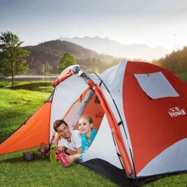 Waterproof Double Layer Camping Family Tent