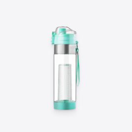 Teal Plastic Water Bottle